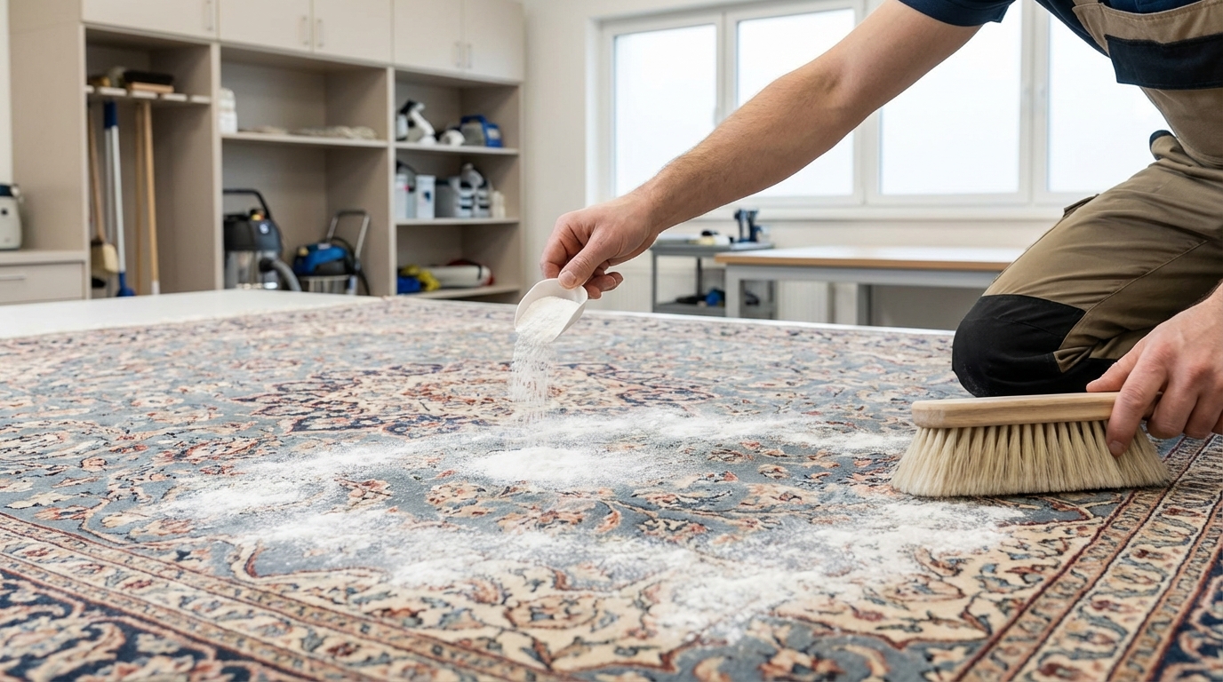 Nettoyage Ă sec de tapis : quand l'utiliser ?