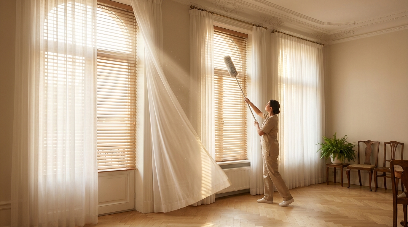 Nettoyage de store et voilage : méthodes professionnelles